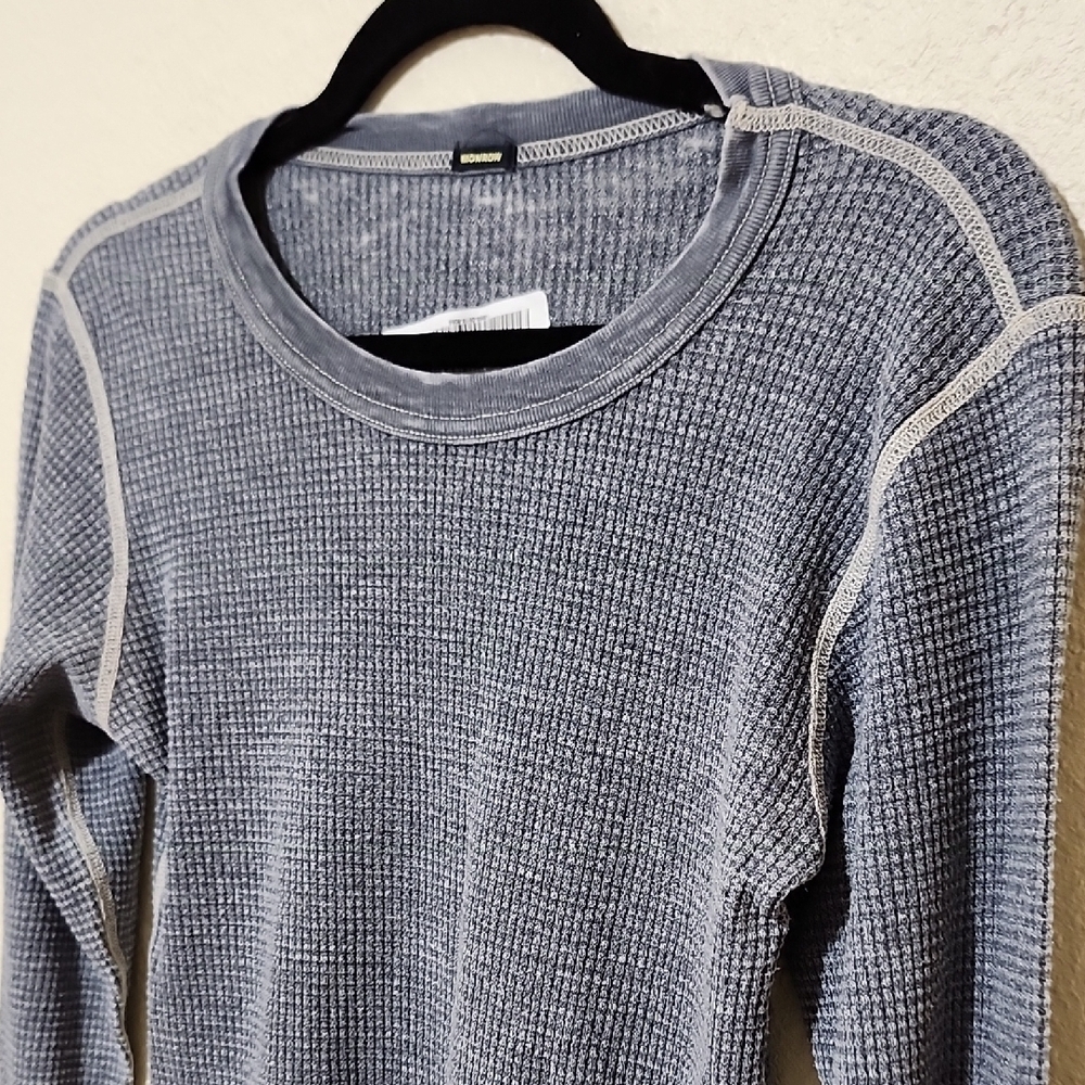 Women's Blue Long Sleeve Top - Picture 5 of 10